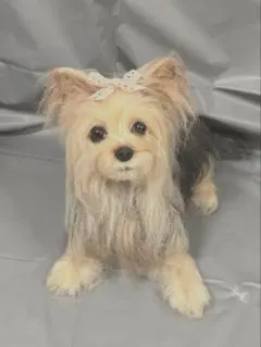 羊毛フェルト　犬　ヨークシャーテリア