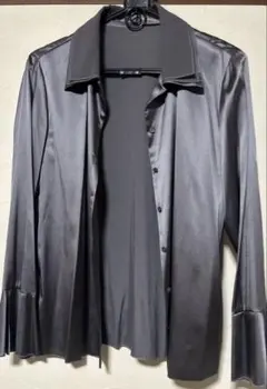 【美品】LANVIN COLLECTION シルクシャツ