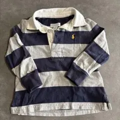 Ralph Lauren 長袖ポロシャツ　ラガーシャツ　18M 85㎝