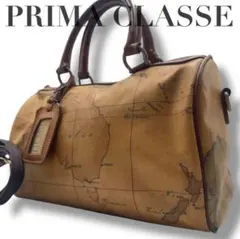 PRIMA CLASSE 地図柄 ボストンバッグ