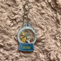 くまのプーさん スノードーム型キーホルダー
