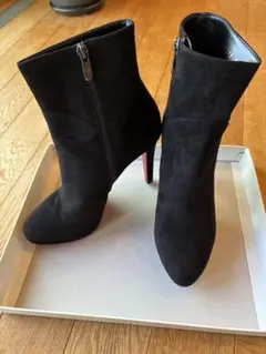DAIANA黒スエードブーツ 高ヒール