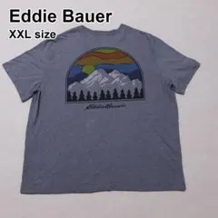 エディーバウアー バックプリント Tシャツ XXL グレー 山 アウトドアのサムネイル