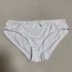 レディースホワイト レース付きショーツ S