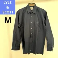 新品【LYLE & SCOTT】長袖シャツ ネイビー Mサイズ