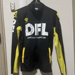 soccer junky ジャージ M 黒/イエロー