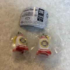 おさるのジョージ　のりもの めじるしガチャマスコット　ロケット　2個セット