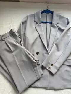 グレー セットアップ Mサイズジャケットとパンツ