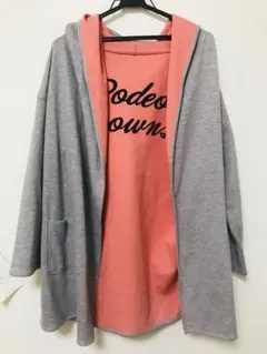 ロデオクラウンズ リバーシブルカーディガン