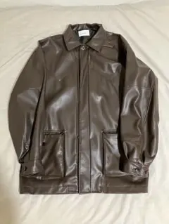 soerte スタンドカラーレザージャケット