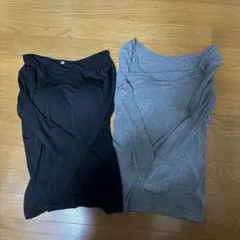 ブラトップ Uネック 長袖