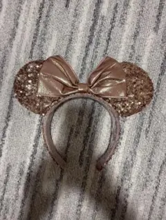 ミッキー耳カチューシャ ローズゴールド