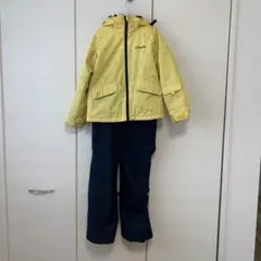 フェニックス130子ども用スキーウェア イエロー/ネイビー