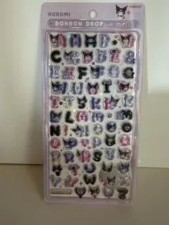 《正規品》ボンボンドロップシール　もじ　クロミ