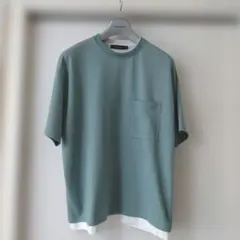 RAGEBLUE ミラノリブフェイクレイヤードTシャツ Mのサムネイル