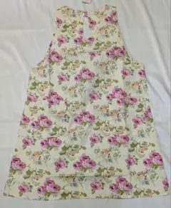【新品】匿名配送 エプロン LAURAASHLEY 綿 100% ベージュのサムネイル