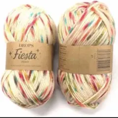 再入荷☆27 ドロップス DROPS Fiesta ソックヤーン 並太 カラフル