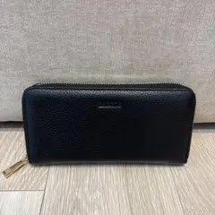 【新品未使用】BARCOS 長財布 ラウンドファスナー ブラックのサムネイル