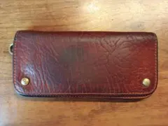 genten 長財布 ブラウン レザー