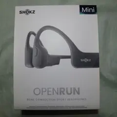 SHOKZ OpenRun Mini 骨伝導イヤフォン ブラック
