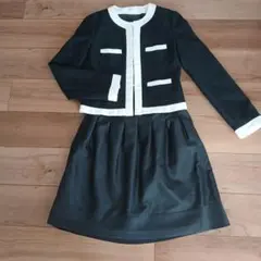 バイカラー　セットアップスーツ