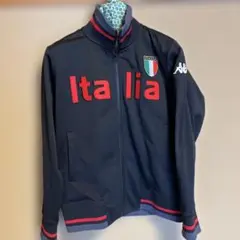 【人気】Kappa カッパ イタリア代表 ジャージ トラックジャケット黒