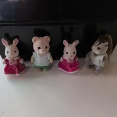 シルバニアファミリー 人形4体セット