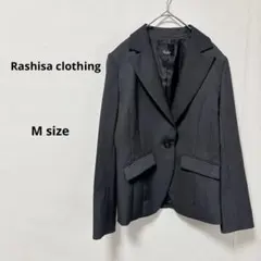 Rashisa clothing ラシサ　ジャケット　M グレー　シングルボタン