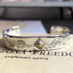 極美品　超唐草　アリゾナフリーダム　バングル　k18 金　925 B-26a