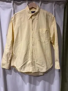 OLD UNIQLO イエローボタンダウンシャツ M