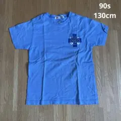 90s ライフガードUSA Tシャツ アメカジ 130cm ブルー 希少のサムネイル