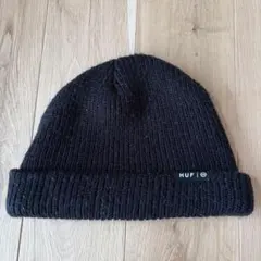 HUF ニット帽 ビーニー ブラックのサムネイル