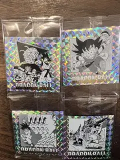 ドラゴンボール　40周年ウエハース　三巻、四巻、十五巻、二十一巻、