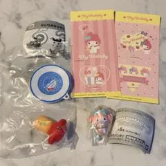サンリオキャラクターズ マイメロディ カプセルトイ 2種 シールのおまけ付き！