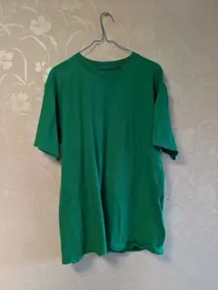 グリーン コットン Tシャツ