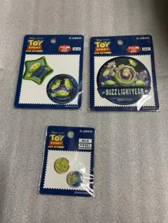 【新品】トイストーリーワッペン　ボタンセット