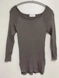 カシェック/長袖リブニットのサムネイル