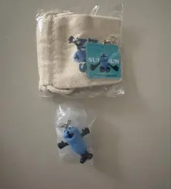 【パペットスンスン】チャーム付きミニ巾着　めじるしアクセサリー