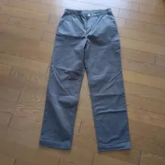 Switchmotion カーキ ストレートパンツ サイドポケット付き