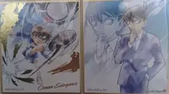 名探偵コナン色紙ART6  2枚セット 工藤新一江戸川コナン