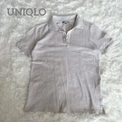 ♦︎ユニクロ　UNIQLO M ベージュ ポロシャツ 半袖