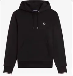 Fred Perry ブラック フード付きパーカー