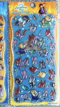 正規品 プチドロップステッカー:ズートピア 2点セット