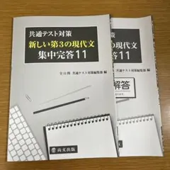 共通テスト対策 新しい第3の現代文 集中完答11解答付き