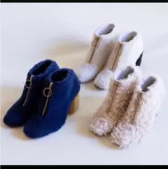 Searoomlynn zipリングショートブーツ