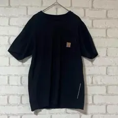 良品★UNIQLO ポケットTシャツ ブラック S