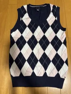 Tommy Hilfiger アーガイル　ニットベスト　ゴルフ