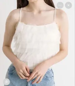 OLIVE des OLIVE チュールフリルキャミのサムネイル