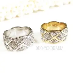 【再販】キルティングデザインリング ココ 11号　13号 15号マトラッセ