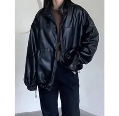 VIVID LADY レザージャケット ブラック